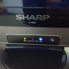 SHARP AQUOS　DVDブルーレイ再生機能付テレビ【LC-40DX3】の画像
