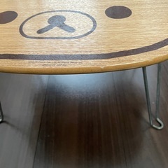 リラックマ　折り畳みミニテーブル　ダイカットの画像