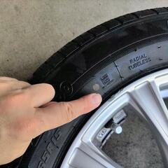 15インチ夏タイヤ&ホイール4本セット。バリ山です。の画像