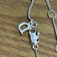 Dior ディオール　Dロゴ　ネックレス　コスチュームジュエリー　箱付きの画像