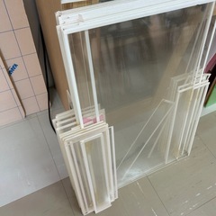 中古透明アクリル　DIY 棚などに
　の画像