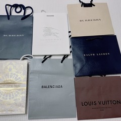 ハイブランド ショッピングバッグ 7枚セットの画像