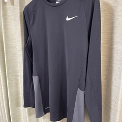 ナイキ　NIKE DRI-FIT ロンT 長袖　サイズL ブラックの画像