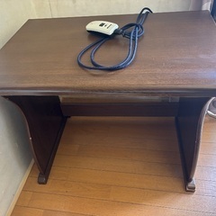 1人用こたつテーブル、椅子セットの画像