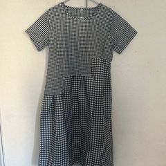 ワンピース　ギンガムチェック　夏の画像