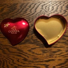 GODIVA 空缶・空箱 小物入れの画像