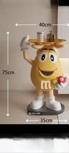 M&M's エムアンドエムズ 特大 サイドテーブル M&M フィギュア 新品最安 M&M's エムアンドエムズ 特大 サイドテーブル M&M