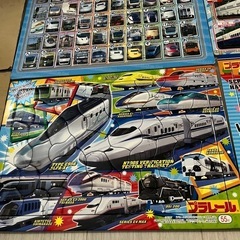 プラレール パズル 4枚セットの画像