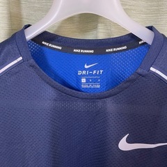 NIKE ナイキ Tシャツ 風車ロゴ ネイビー サイズL DRI-FITの画像