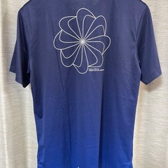 NIKE ナイキ Tシャツ 風車ロゴ ネイビー サイズL DRI-FITの画像