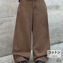 デニムパンツセット　大きいサイズ　新品の画像