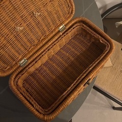 ラタン収納ケースの画像