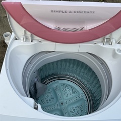唐津市配送無料　SHARP 6.0kg洗濯機 風乾燥機能付の画像