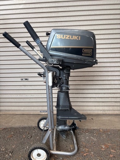 スズキ　DT5  S足　5馬力　2スト　船外機　アルミボートミンコタ
