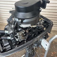 スズキ　DT5  S足　5馬力　2スト　船外機　アルミボートミンコタの画像