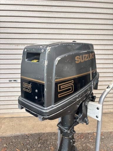 スズキ　DT5  S足　5馬力　2スト　船外機　アルミボートミンコタ