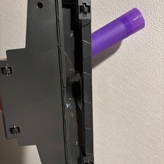 紫 スティック型掃除機 ノズル付きの画像