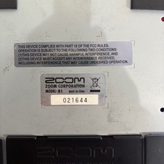 ZOOM B1 ベースマルチエフェクターの画像