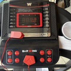 美品　時速12㎞　BARWING BW-RR12 電動 ルームランナー 折りたたみ型 フィットネス バーウィング　家庭用トレッドミル　　引き取り：田川郡香春町の画像