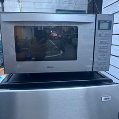 ⭐︎絶対お得/haier3点セット超美品/洗濯機/冷蔵庫/電子レンジの画像
