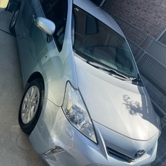 名古屋市から きれい プリウスα 7人乗り 車検長い 乗って帰れます  ディーラー車検 の画像