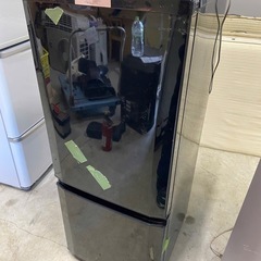 🌈福岡市内配送設置無料✨🌈三菱 冷蔵庫 ボトム冷凍室 右開き 146L サファイアブラック MR-P15A Bの画像