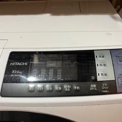 日立電気洗濯乾燥機組込 BD-SG100BL形　難ありの画像