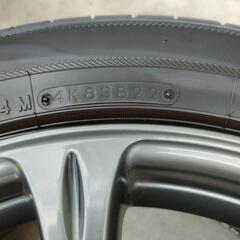 ★MANARAY ROZEST X9 17インチ 7J 53 114.3 215/50R17 2022年式 TOYO SD-7つき 溝多め プリウスαで使用　奈良北部★の画像