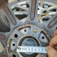 ★MANARAY ROZEST X9 17インチ 7J 53 114.3 215/50R17 2022年式 TOYO SD-7つき 溝多め プリウスαで使用　奈良北部★の画像