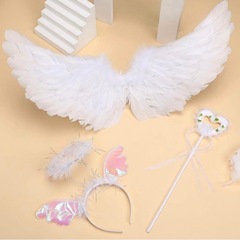 【新品】子供　天使の羽 仮装 ハロウィン　コスプレ　キッズ 天使の羽根　天使の翼の画像