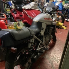 GSX250S カタナ 低走行 実働の画像