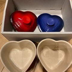 【ル・クルーゼ】LE CREUSET ハート ラムカン 2個セットの画像