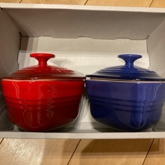 【ル・クルーゼ】LE CREUSET ハート ラムカン 2個セットの画像