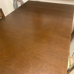 伸縮式ダイニングテーブル　2人用の画像