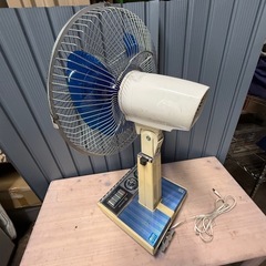 レトロ！ナショナル！扇風機！！不都合箇所は有りません！きちんと動きます！の画像