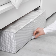 【2個セット】IKEA STUK ストゥーク 収納　ブルーグレーの画像