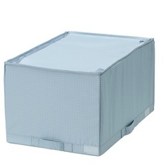 【2個セット】IKEA STUK ストゥーク 収納　ブルーグレーの画像