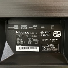 ハイセンス 4K対応液晶テレビ 55型 Hisense 55F60Eの画像
