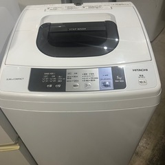 まだまだバリバリ品/SHARPどっもドア冷蔵庫/HITACHIコンパクト洗濯機の画像