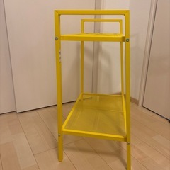 IKEA スチールラック　黄色の画像