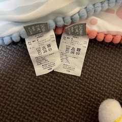 ムーミン　MOOMIN BABYポンポンスタイ　よだれかけ　
と　おもちゃ　ラトルの画像