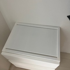 工具不要で組み立て簡単ワイドチェスト デコニー CV2（3段 ホワイト）の画像