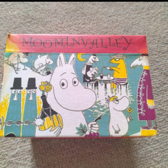 ムーミン 空箱 Moomin Valley  しっかりした紙製の画像