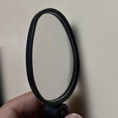オーバルミラー ブラック 2個セット   バックミラー    自転車の画像