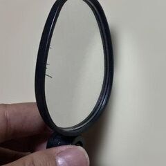 オーバルミラー ブラック 2個セット   バックミラー    自転車の画像