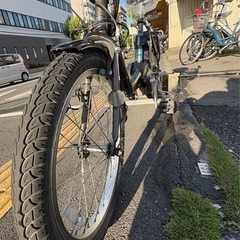 中古20インチ Panasonic電動アシスト自転車　8Ah 大阪の画像