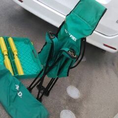 ハイバッグ折り畳みチェア&テーブルの画像