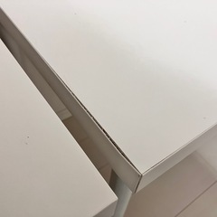 【8月8日まで特別販売】IKEA 100cmデスク（ホワイト）の画像
