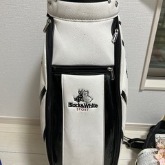 状態悪めゴルフバック（フード付き）の画像
