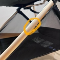 【美品】nuna ixxa ヌナ　イクサベビーカー　リベテッド　ローズの画像